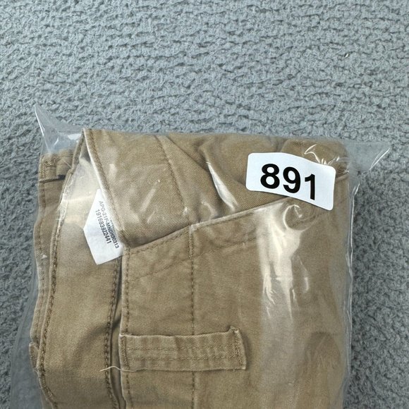 Wrangler Regular Taper‎ Adult Size 40 Flat Front Chino Cargo Pants Men Beige/Tan - Picture 8 of 8